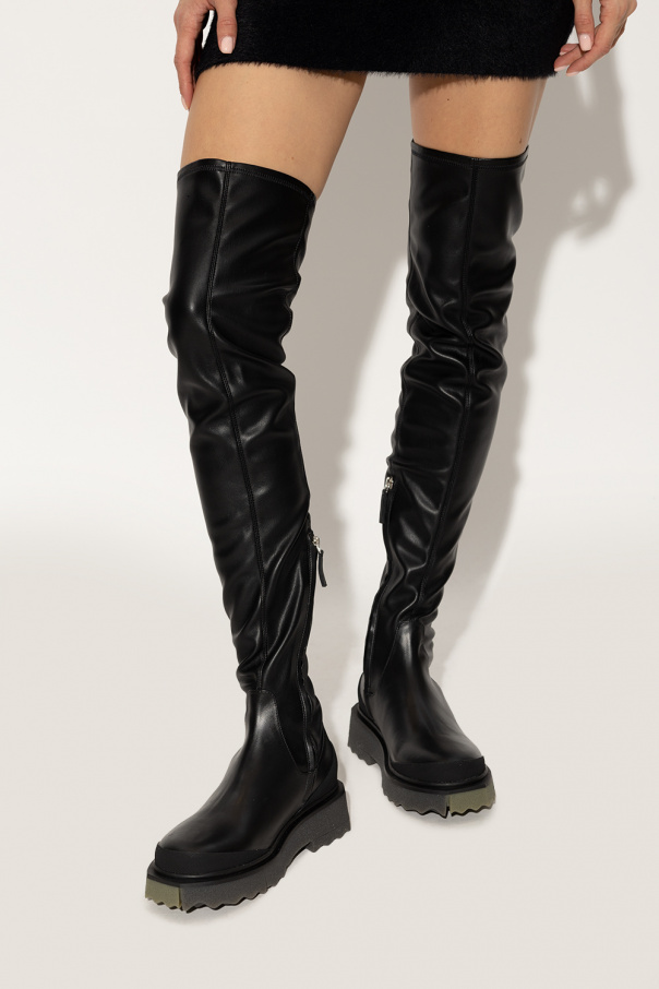 Off-White ‘Sponge’ leather boots