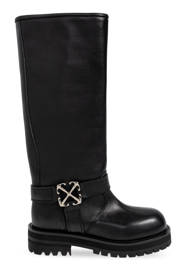 Leather boots od Off-White