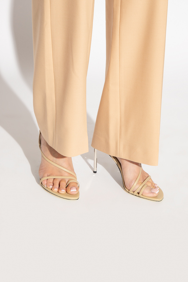 Off-White Sandals with decorative heel