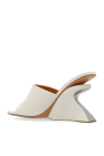 Off-White cream ‘Jug’ wedge mules
