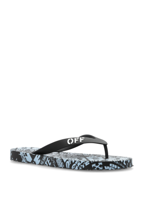 Off-White Chanclas con logo