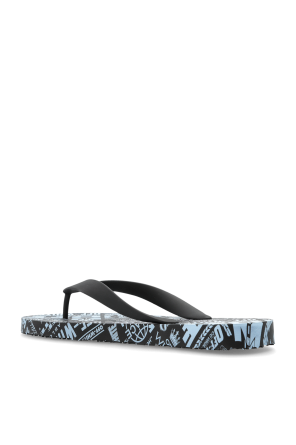 Off-White Chanclas con logo