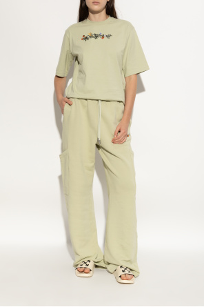 Off-White Slides mit Logo