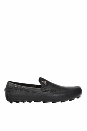 Moccasins with a logo od Philipp Plein