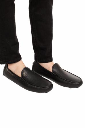 Moccasins with a logo od Philipp Plein