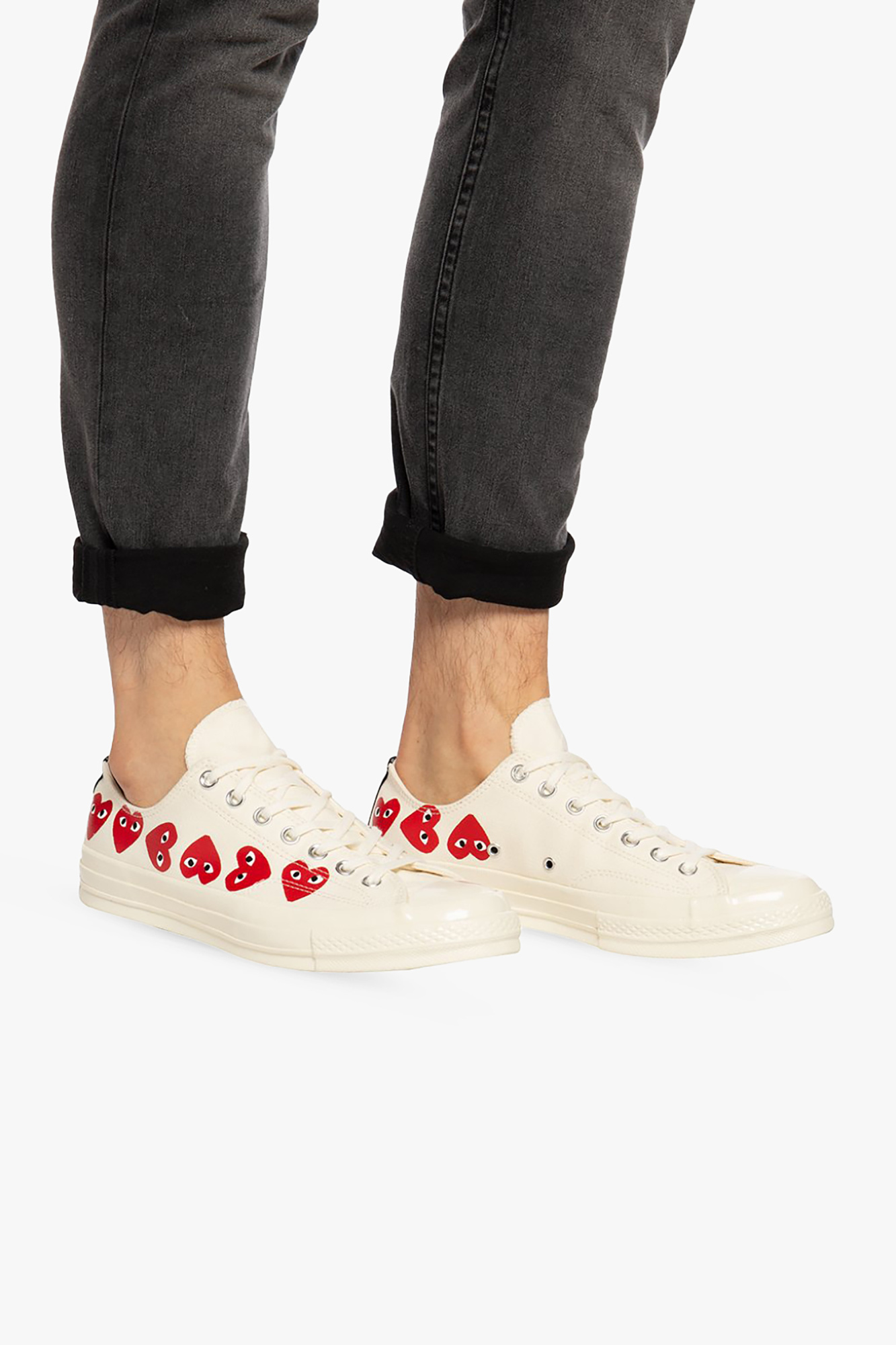 Buy > converse comme des garcons on feet > in stock