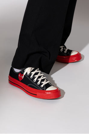 Comme des garçons play x converse od See how to wear