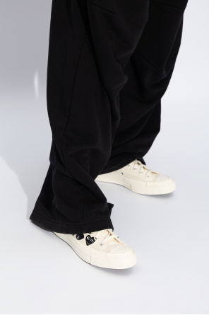 ‘chuck 70 low x comme des garcons play’ sneakers od Burberry Kids logo-print short-sleeve shirt Weiß
