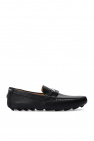Philipp Plein BLACK Moccasins with logo