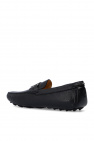 Philipp Plein BLACK Moccasins with logo