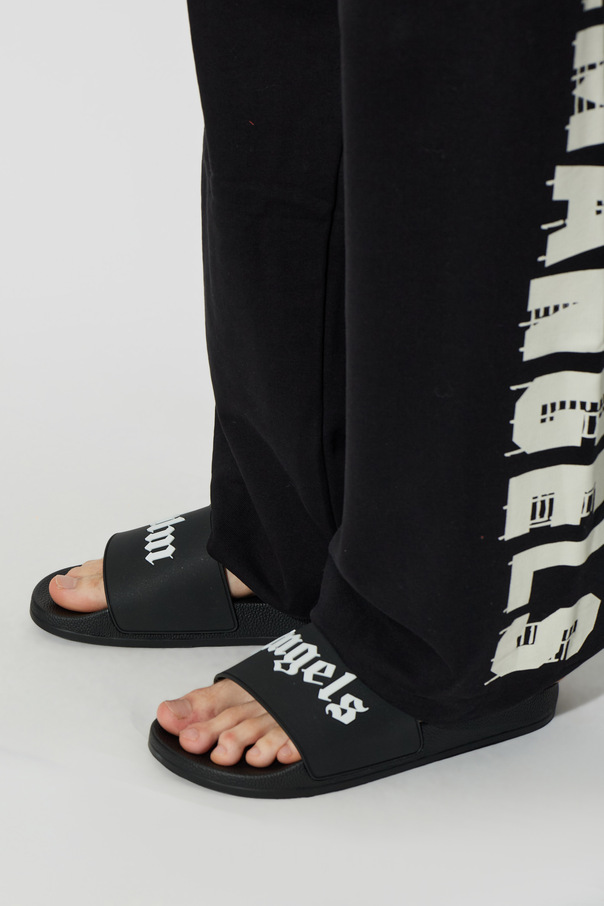 Palm Angels Šľapky s logom