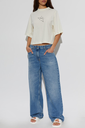 Palm Angels Pantoletten mit Print
