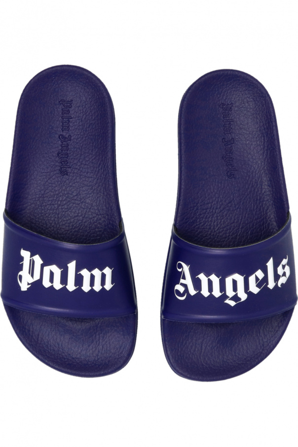Palm Angels Kids Isa slip-on sandals Green