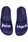 Palm Angels Kids Slides with logo