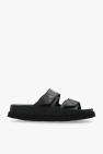 Palm Angels Kids BLACK Slides with logo