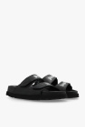 Palm Angels Kids BLACK Slides with logo