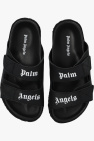 Palm Angels Kids BLACK Slides with logo