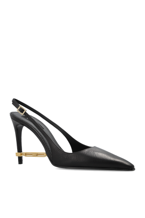 Dsquared2 Leather shoes with applique