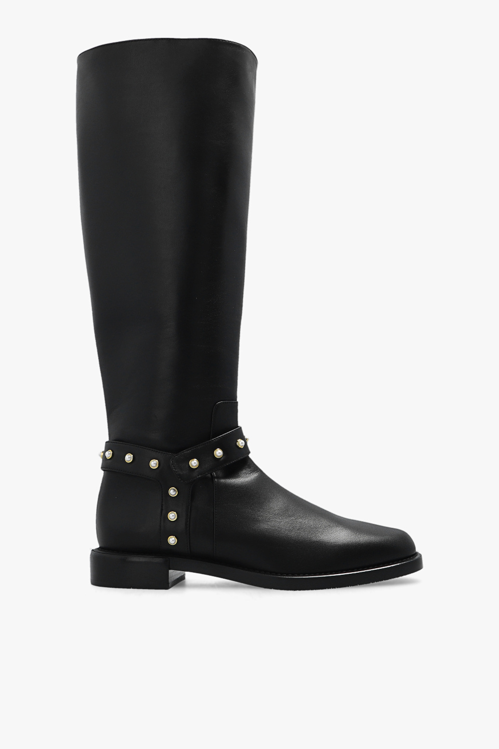 Stuart Weitzman ‘Pearl Moto’ leather boots