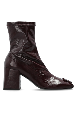 ‘reedition’ heeled ankle boots od Courrèges