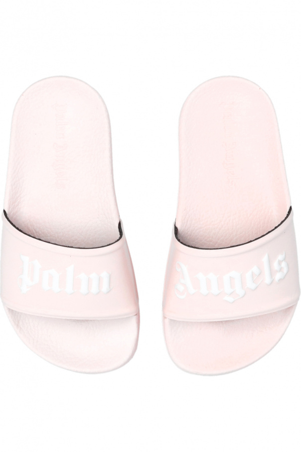 Boys Velcro Sandal Slides with logo