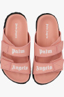Palm Angels Kids PINK Slides with logo