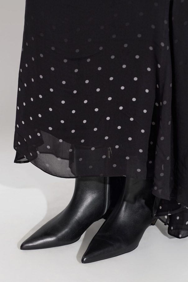 AllSaints Botines de piel con tacón ‘Piper’