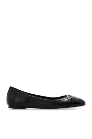 Leather ballet flats ‘Pirouette’