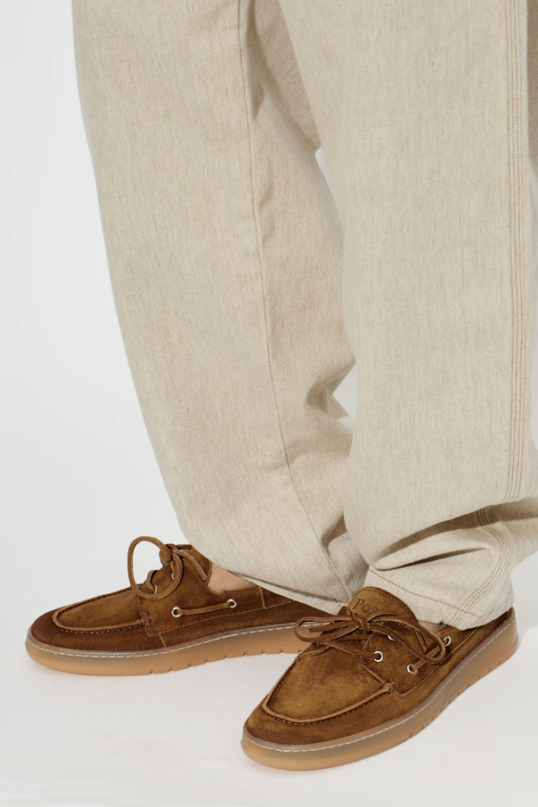 Posa Suede 'Boat' loafers