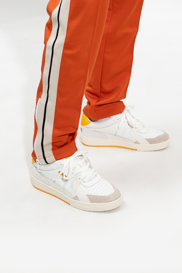 Palm Angels Lightweight sneaker features breathable textile and synthetic uppers