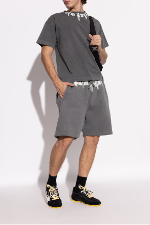 Palm Angels Sports shorts with logo