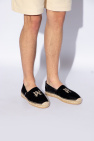 Palm Angels BLACK Espadrilles with logo