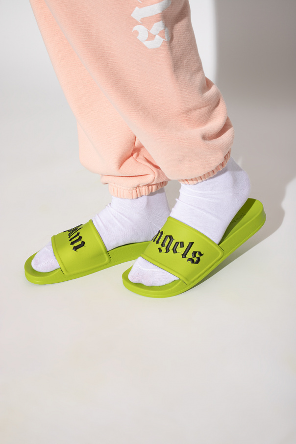 Palm Angels Slides with logo