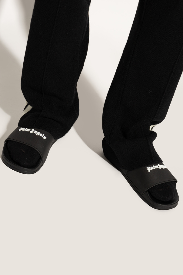 Palm Angels Slides with logo