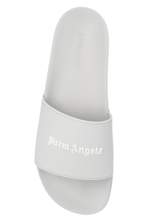 Palm Angels Rubber slides with logo