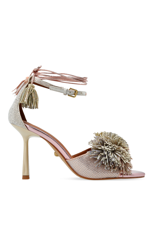 Heeled sandals ‘Pom Pom` od Kurt Geiger