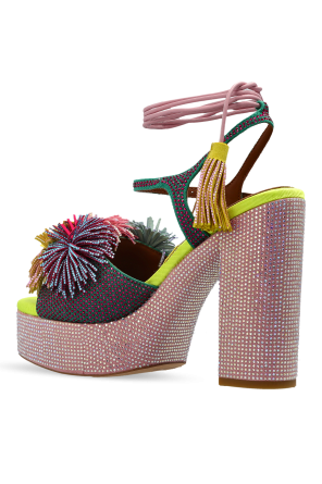 Kurt Geiger Platform Sandals "Pom Pom"