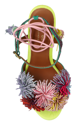 Kurt Geiger Platform Sandals "Pom Pom"