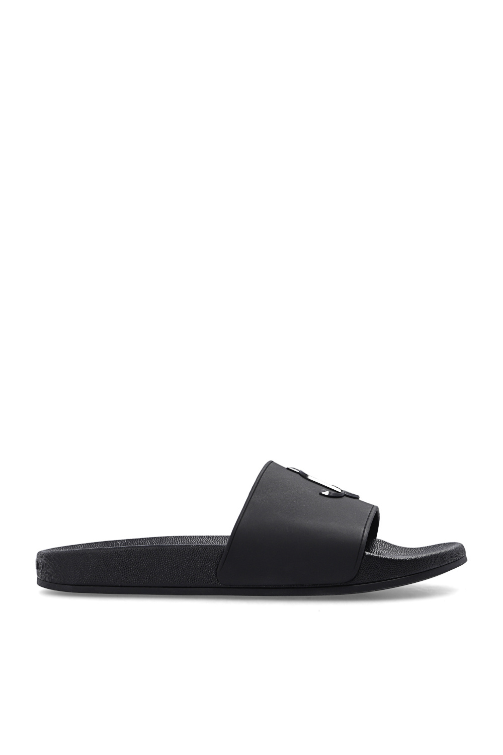 Jimmy Choo ‘Port/F’ slides with logo