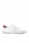 sneakers bianco pelle pelliccia BZ211