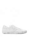 Pearl S-strike Leather White leather low sneaker wuth green strike logo Pearl Strike leather