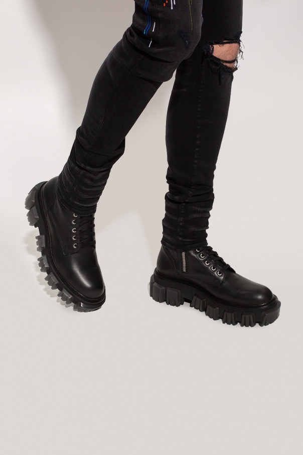 Amiri ‘Crepe Lug Combat’ leather boots