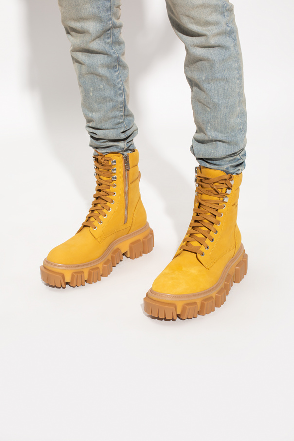 Amiri ‘Crepe Lug Combat’ leather boots