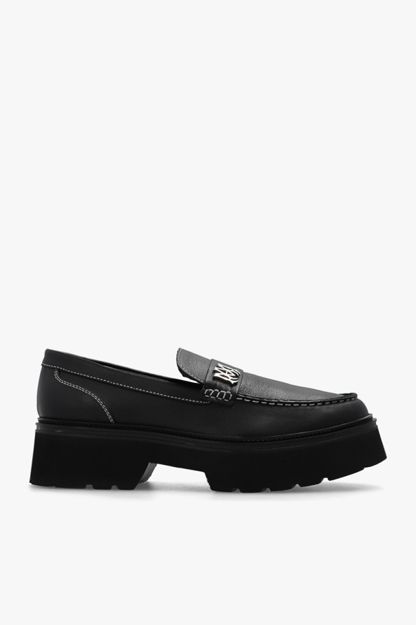 Amiri Leather shoes with logo