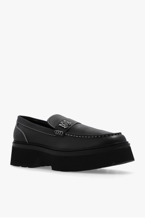 Amiri Leather shoes with logo