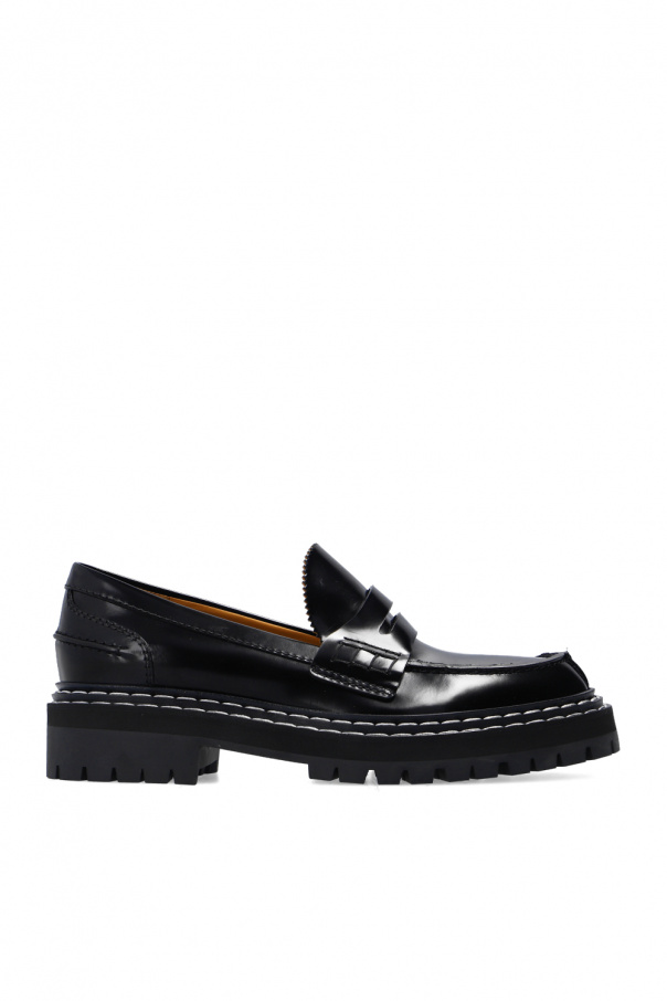 proenza knitted Schouler Leather loafers