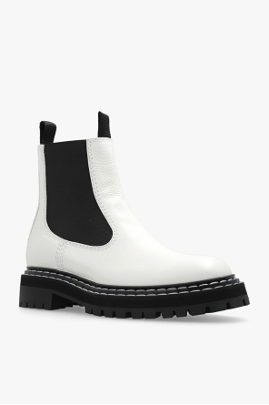 proenza Coated Schouler Leather Chelsea boots