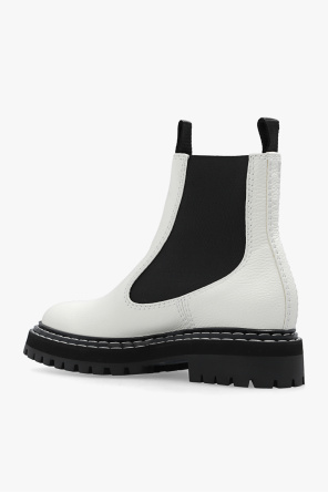 proenza Coated Schouler Leather Chelsea boots