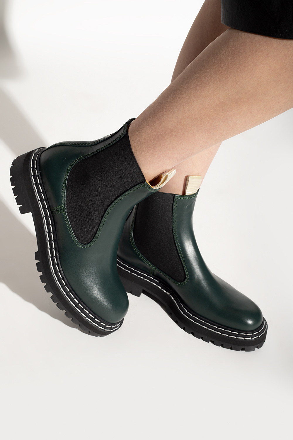 Proenza Schouler Leather Chelsea boots