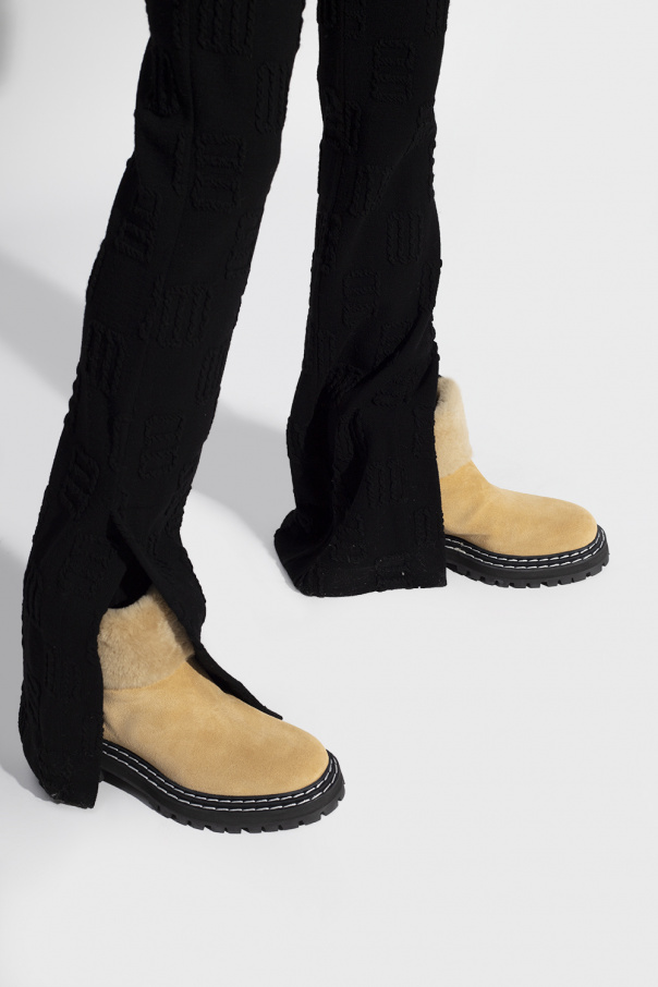 proenza midi Schouler ‘Peru Fiba’ ankle boots